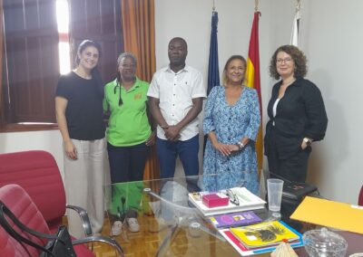 Investigadores de Santo Tomé y Príncipe visitan la ULL para avanzar en el proyecto de marcadores de agua y alimentos